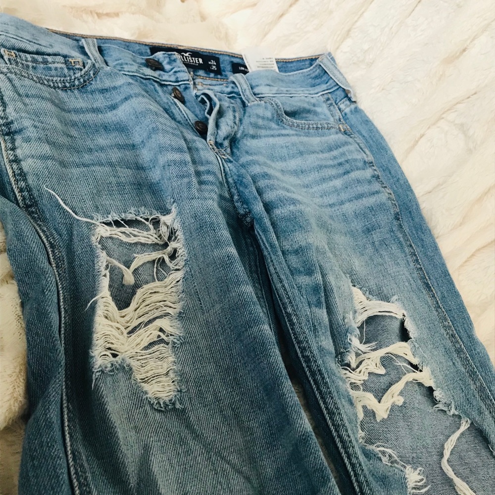 Ripped Hollister Jeans